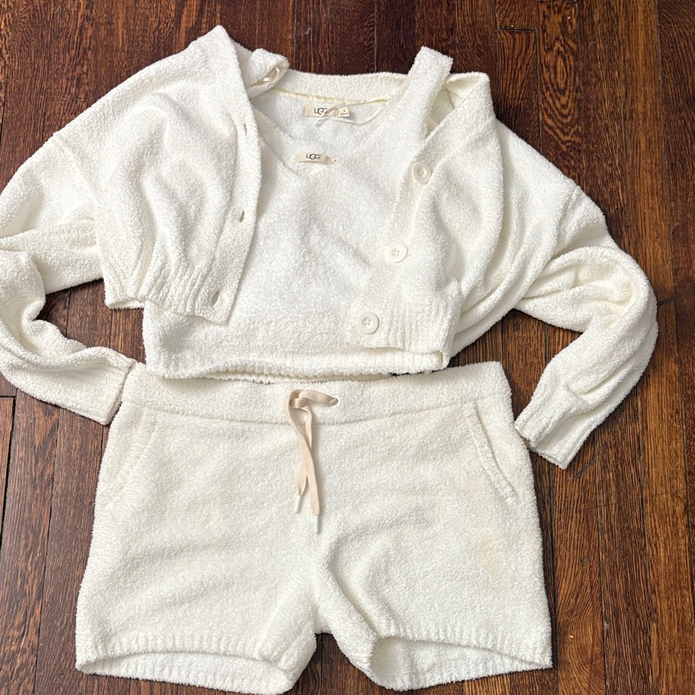 UGG Cream Women's Short Set